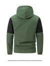 Men's hooded windproof jacket for outdoor sports, lightweight, breathable, perfect for autumn and winter adventures.