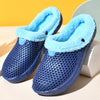 Close-up of low heel height on comfortable winter clogs