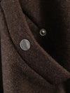 Women's loose-fit jacket featuring elegant collar and wrap-style sash belt
