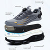 Steel toe work boots with EVA insole and cotton lining for all-day comfort on job sites