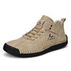 Casual leather boots with personalized adjustable fit