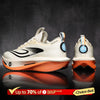 Men's casual athletic footwear with cooling technology and durable outsole