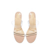 Stylish pull-on sandals with a thin heel, ideal for outdoor parties and dinner dates.