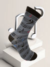 Unique men's socks showcasing a harmonious blend of comfort and trendy design.