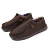 Men's slip-on casual shoes with lightweight construction and breathable upper