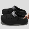 Lightweight slip-on sandals with elevated EVA platform for modern men's casual style