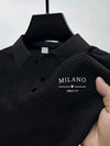 Classic short-sleeved polo in soft stretch fabric for men