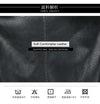 Chic women's sheepskin leather jacket with zippered front, turn-down collar, and pockets for stylish autumn layering.