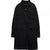 Men's black long trench coat with multi pockets, gothic punk design, perfect for autumn and spring streetwear fashion.