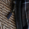 Waxed Cotton Moto Trench Coat with Corduroy Collar, mid-length, waterproof, stylish, and durable for urban adventures.