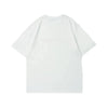 Model wearing Breathe Easy Cotton Tee in light gray, perfect for casual outings and loungewear.