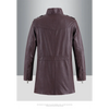Men's waterproof trench coat in neutral color, perfect for business casual style and urban commuting in spring and fall.