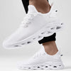 Athletic mesh sneakers for men featuring breathable fabric and cushioned sole