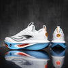 Men's breathable running shoes with silk lining and anti-odor technology
