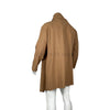 Men's vintage cotton trench jacket with scarf collar in navy, perfect for spring outings and stylish casual wear.
