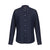 Trendy men's embroidered denim shirt with loose fit, unique design, and turn-down collar for stylish casual wear.