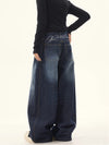 Urban fashion jeans with a chic wide-leg cut for effortless charm.