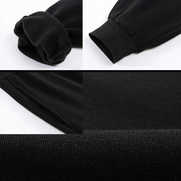 Women's ankle-length joggers in soft polyester with adjustable drawstring waist