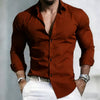 Extended sizing business shirt in stretch modal cotton blend with refined silhouette