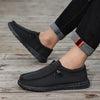 Breathable men's slip-on shoes with lightweight EVA construction