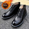 Men's Vintage Style Martin Boots in Brown Leather - Durable & Fashionable. Comfortable lace-up design for men's footwear fashion.