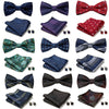 Floral Bow Tie Set for Men - Premium Polyester Accessories