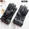 Men's Waterproof Cycling Gloves in Various Colors, Sheepskin Material - Touch Screen Compatible, Warm & Windproof Cycling Gear.