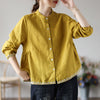 Bohemian Linen Cardigan Vintage Embroidery Loose Fit Variety Colors Free-Size Quality Linen Feminine Style.