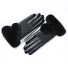 Women's Sheepskin Touch Screen Gloves - Black or Brown - Thermal Insulation - Tech-Friendly - Sizes S, M, L