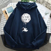 Unisex Casual Printed Hoodie in Multiple Colors, Polyester Cotton Blend, Sizes XS-3XL