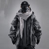 Stylish Casual Men's Hooded Jacket in Black & Gray - Loose Fit Cotton Outerwear - Sizes M to XL - Versatile & Comfortable Option