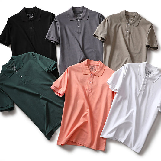 Men's Solid Color Short-sleeved T-shirt