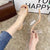 Chic Women's Apricot Crystal Sandals, PU Lining & Rubber Sole, Korean Style Statement Footwear, Mid-Heel Transparent Shoes