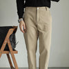 Americana Retro Cotton-Stretch Denim in Khaki Brown White - Men's High-Waisted Fashion Jeans - Comfortable & Stylish Choice