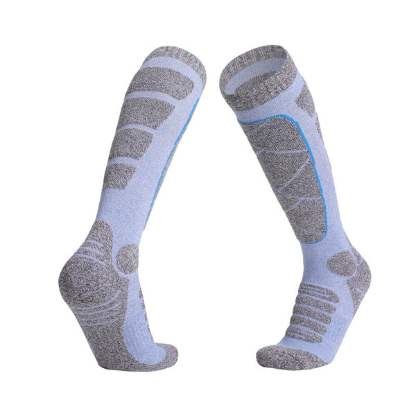 Warm Winter Sports Socks for Skiing - Purple Women's Ski Socks Cascade.