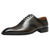 British Style Genuine Leather Lace-Up Oxford Shoes - Men's Fashion Comfortable Footwear