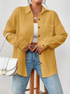 Women's Cotton Autumn Blouse in Multiple Colors for Fall Fashion with Drop Shoulders
