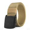 Universal Nylon Tactical Belt in Black - Adventure-Ready Metal-Free Belt for Outdoor Use