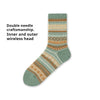 Vintage Rhombus Houndstooth Cotton Socks, Assorted Colors - Sweat Absorbing Mid-Calf Jacquard Ethnic Style.