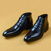 Classic British-Style Men's Business Boots in Fashion Black and Brown, Genuine Leather, Medium Heel, Versatile and Stylish.