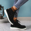 Women's Khaki Snow Warm Booties - Stylish Hollow Design