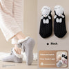 Women's Winter Warm Cartoon Pattern Thick Socks in Pink, Black, Gray & Khaki