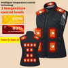 Heated Women's Vest with Smart Charging and Insulation - Black/Khaki Slim-Fit Nylon Fashion Statement