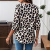 Elegant Leopard Print Long Sleeve Shirt in Poly Blend - Bold leopard pattern on premium polyester fabric for a stylish look.