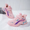 Waterproof Unisex Kids Casual Sneakers, Velcro Fastening, Breathable Leather Design