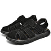 Men's Breathable Summer Sandals - 2022 Collection, Plus-Size, Black, Khaki, Light Brown - Lightweight PU Material - Casual ComfortFashion