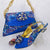 Elegant Rhinestone Bag and Shoe Accessories in Blue Hues