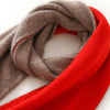 Premium Cashmere Women's Winter Scarf - Green, Red, Purple