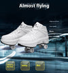 Unisex White Heelys Roller Skates | Dual-Use 4-Wheel Skate Shoes