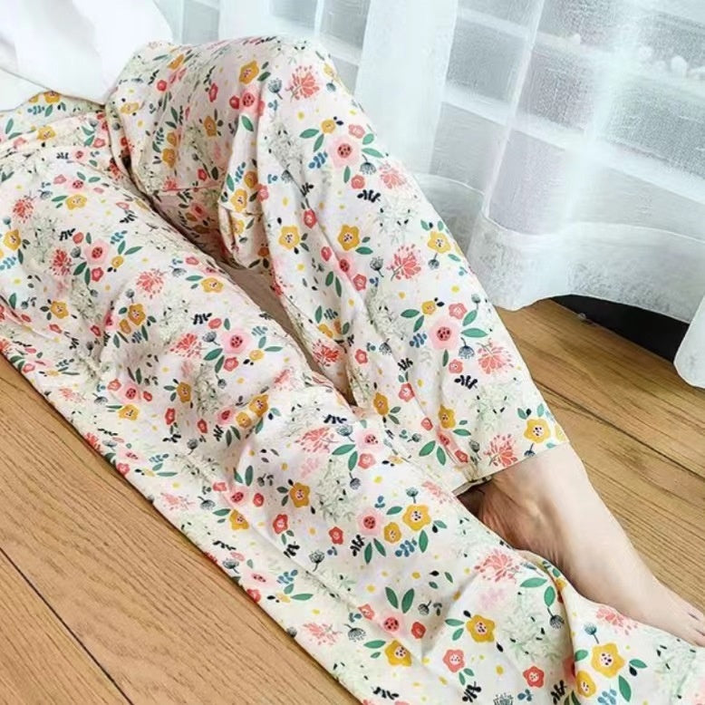 40 Cotton Silk Pajama Pants Summer Women